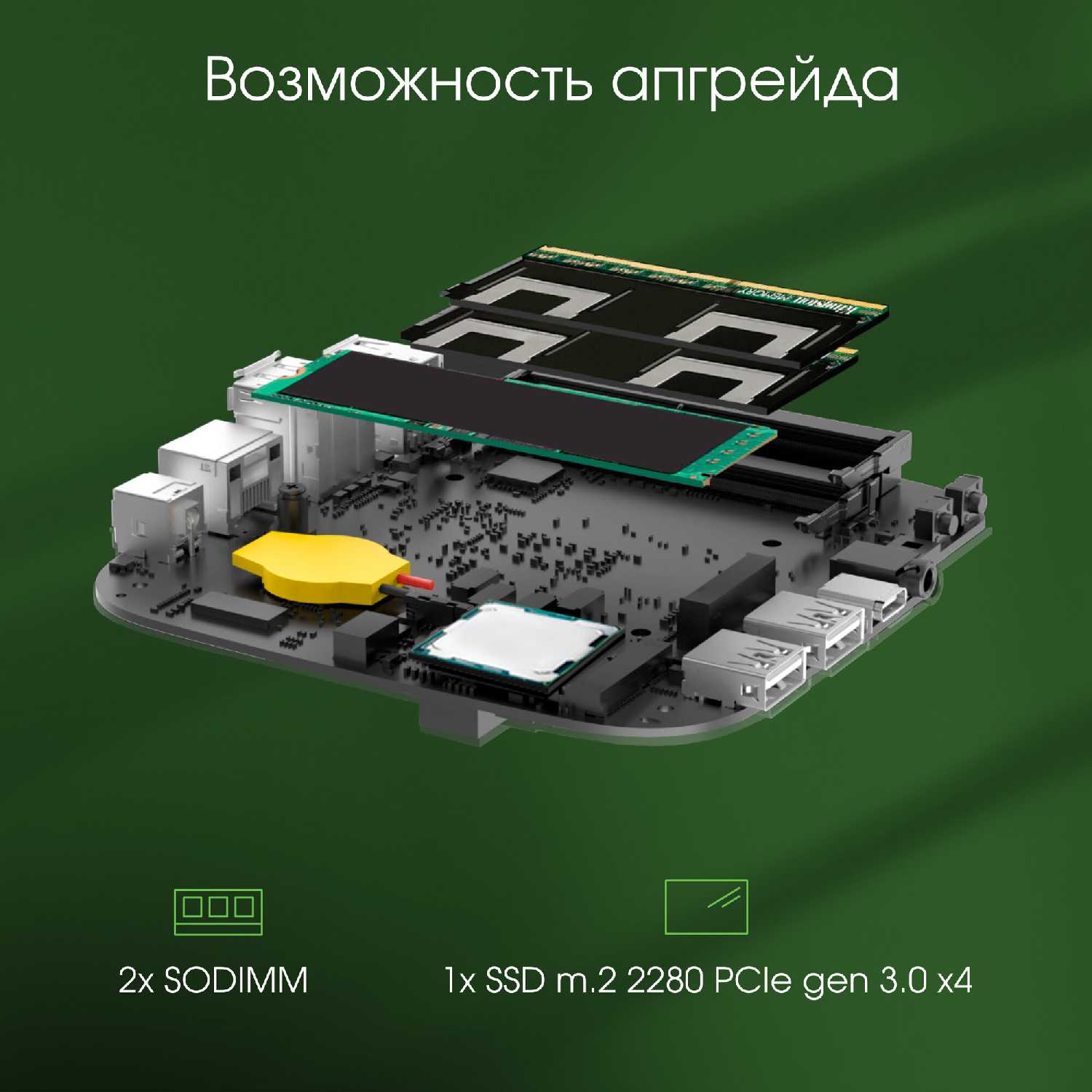 Неттоп Digma Pro Minimax U1 i3 1215U (DPP3-8DXW01) фотография 6
