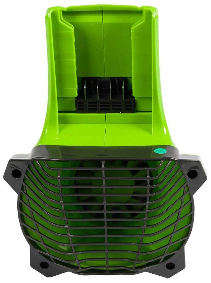 Аккумуляторная воздуходувка Greenworks 2404807, 24 В, без АКБ и ЗУ фотография 9