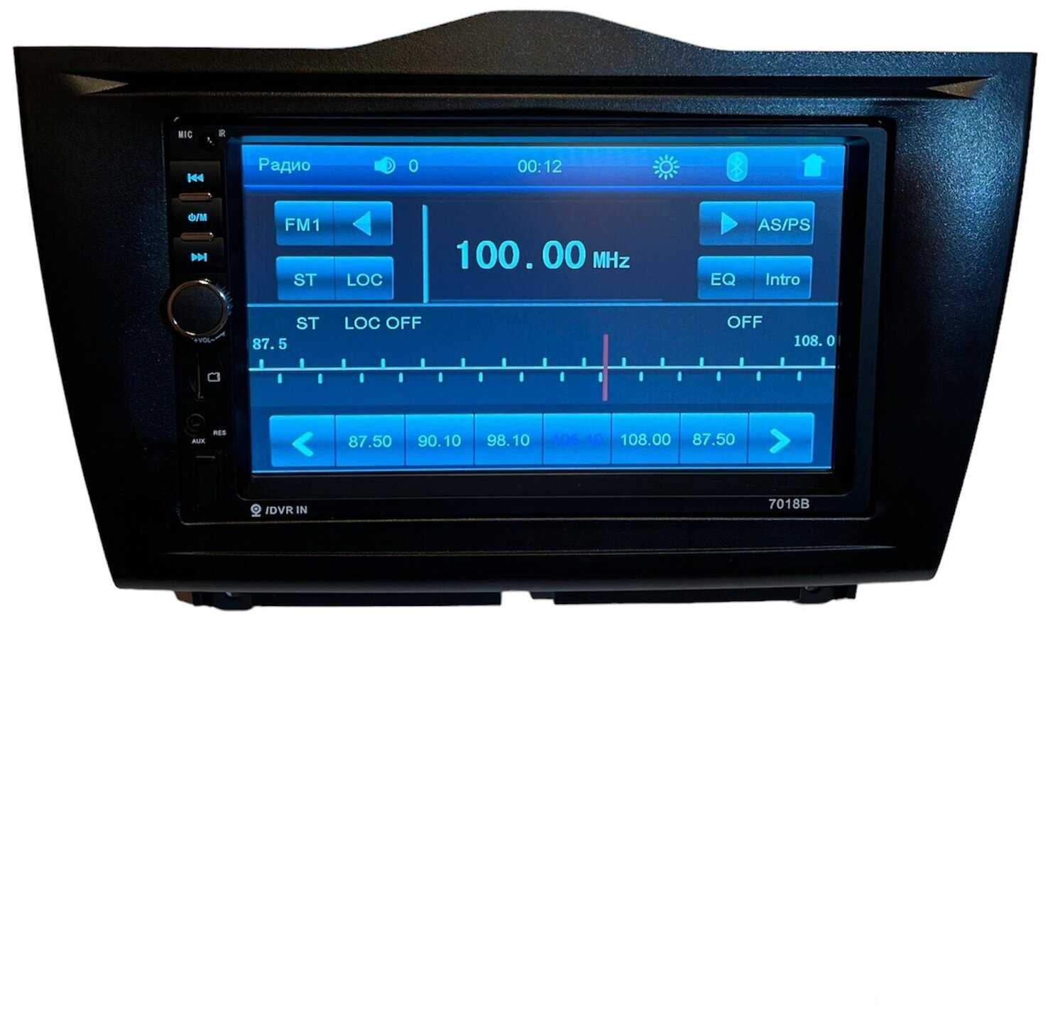 Bluetooth 2din магнитола Магнитола для Lada Granta FL (7018b) фотография 4
