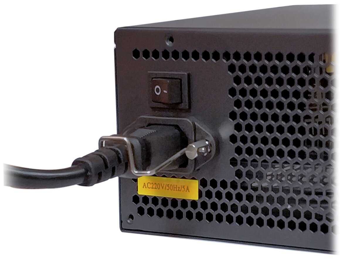 Блок питания ExeGate ATX-500NPXE 500W + кабель 220V с защитой от выдергивания фотография 3