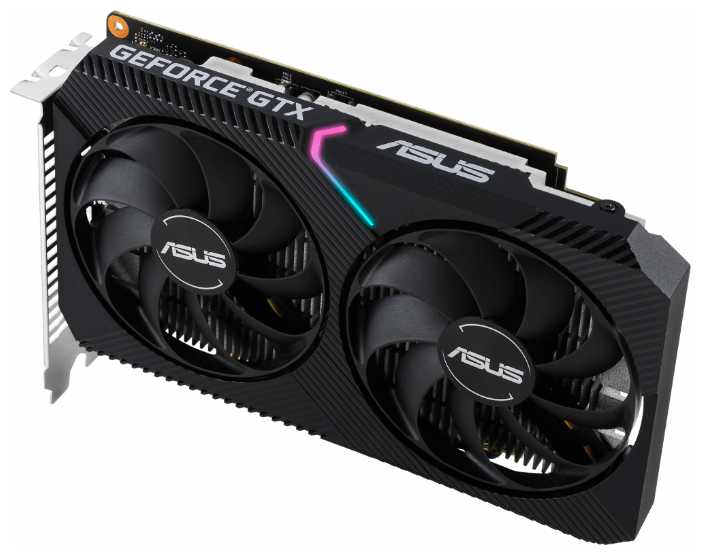 Видеокарта ASUS DUAL GeForce GTX 1650 MINI OC 4GB, DUAL-GTX1650-O4GD6-MINI фотография 2