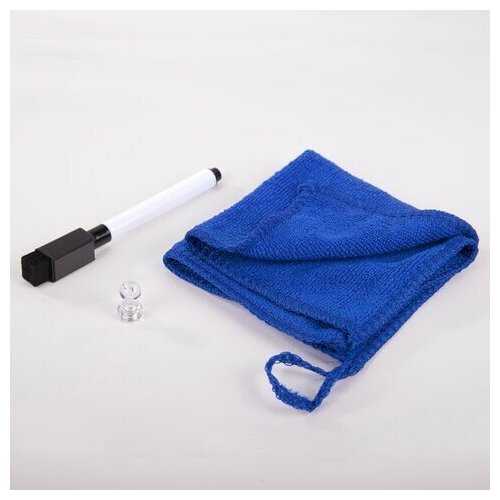 Доска на холодильник магнитно-маркерная 30х21см с маркером, магнитом и салфеткой, BRAUBERG, 237846 фотография 7