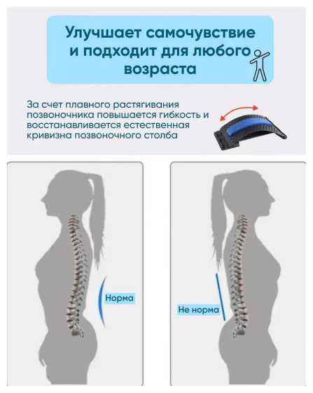 Массажер для спины тренажер мостик для растяжки розовый фотография 4