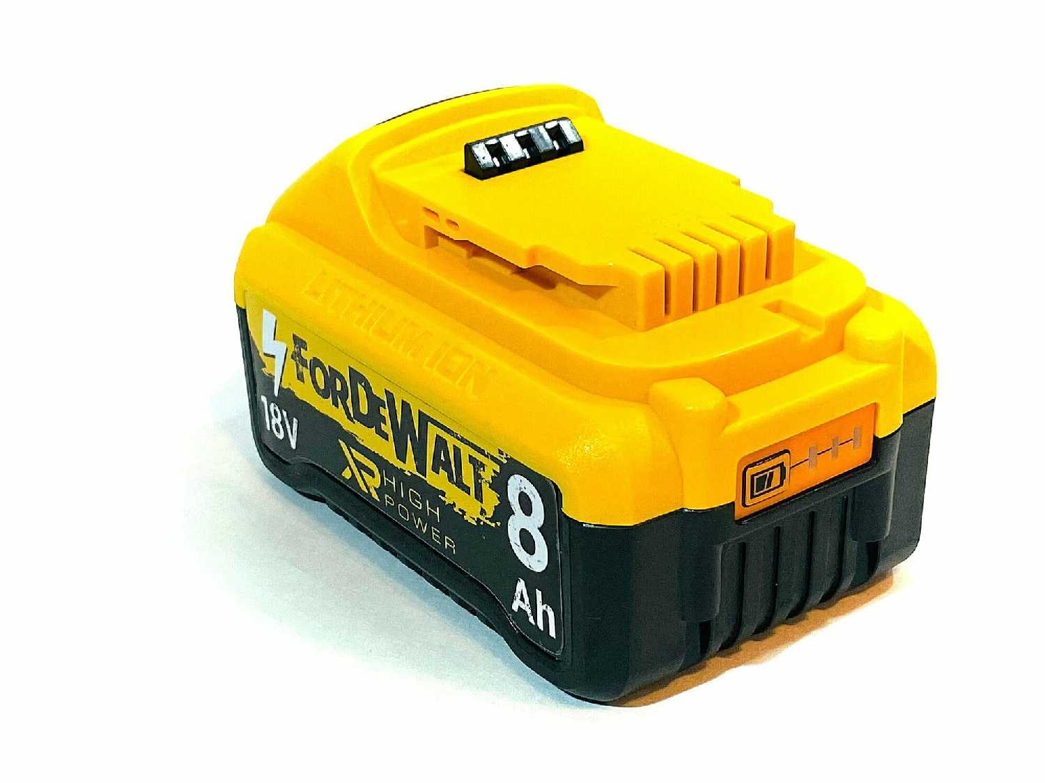 Аккумулятор для Dewalt 18V 8Ah фотография 2