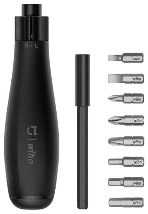 Отвёртка со сменными битами Xiaomi Mi x Wiha 8-in-1 Precision Screwdriver, 10 предм. фотография 2