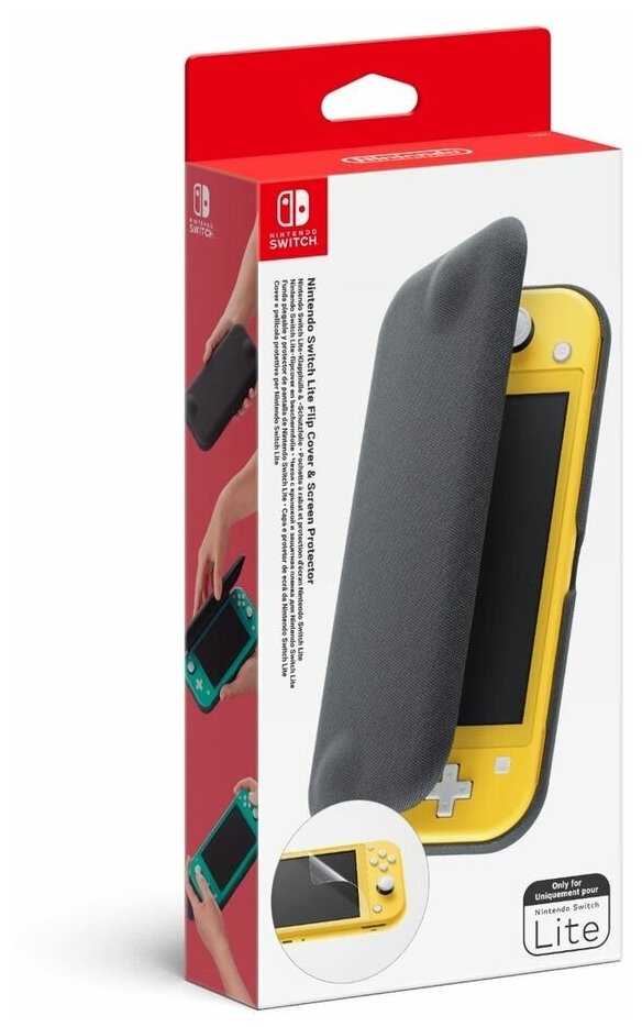 Чехол Nintendo Чехол с крышкой и защитная пленка (Nintendo Switch Lite) фотография 12