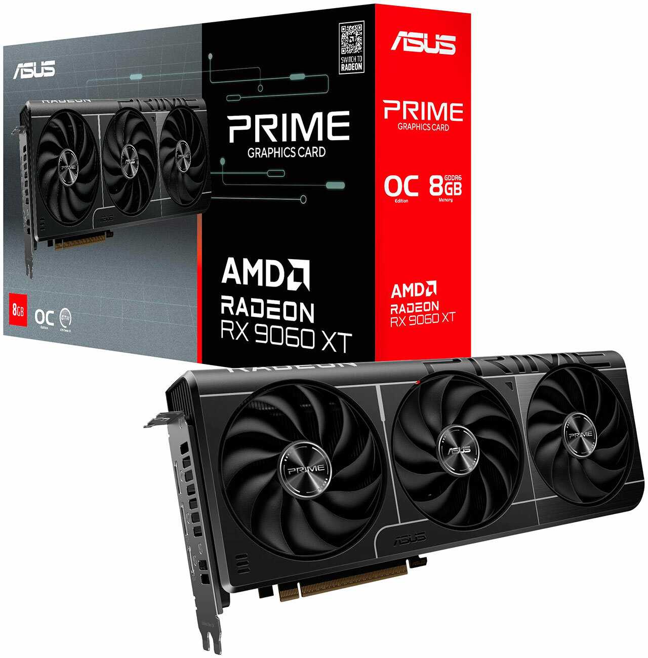 Видеокарта ASUS Prime Radeon RX 9060 XT OC [16G] [90YV0LF1-M0NA00] фотография 3