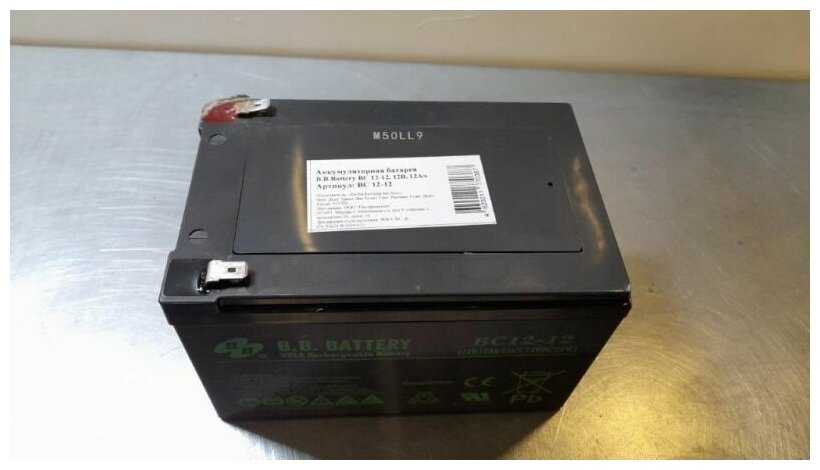 Аккумуляторная батарея B.B. Battery BC12-12 фотография 1