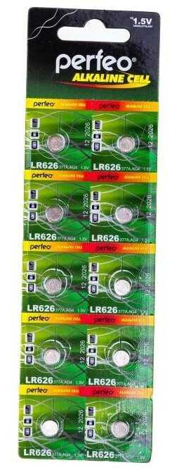 Батарейки Perfeo LR626 (AG4, 377A) фотография 1