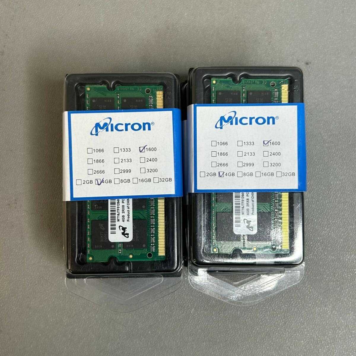 Оперативная память Micron 4 ГБ DDR3 SODIMM (MT16JTF51264HZ-1G6M1) фотография 1