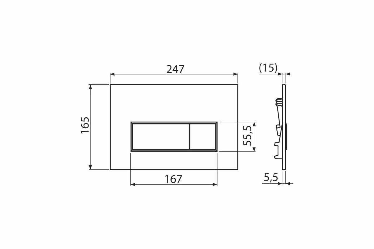 Клавиша смыва Kerama Marazzi M670KM фотография 8