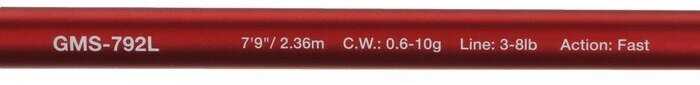 Спиннинг Nautilus Gamora GMS-792L 0,6-10 гр. фотография 24