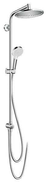 Душевая стойка hansgrohe Crometta S 240 1jet Showerpipe EcoSmart Reno 27270000, хром