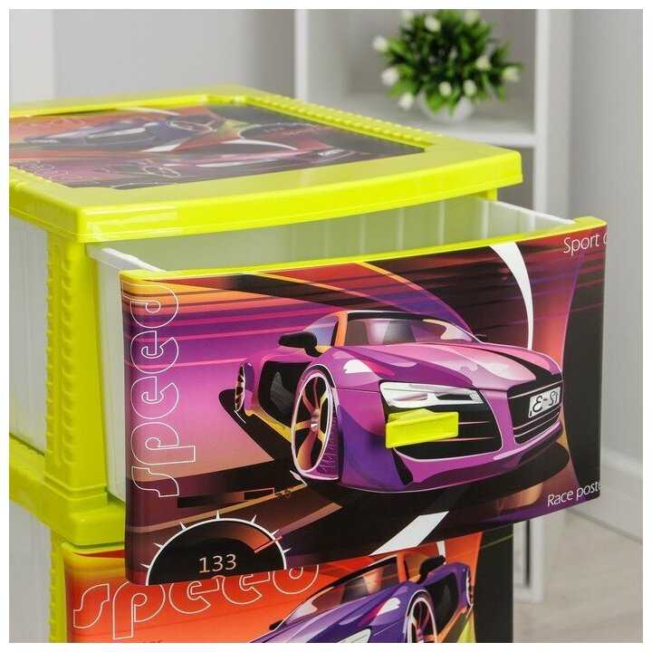 Бельевой комод РУССПЛАСТ Спорткар фотография 13