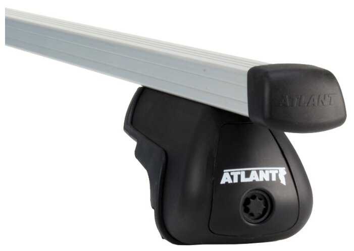 Багажник на крышу Atlant, 8726+8810, прямоугольные дуги 1,26м на Пежо 4007 2007-2012, арт:21291-15 фотография 4