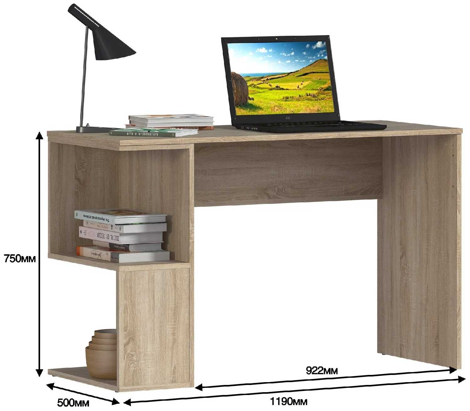 Письменный стол Столплит Кито СБ-3212 фотография 10