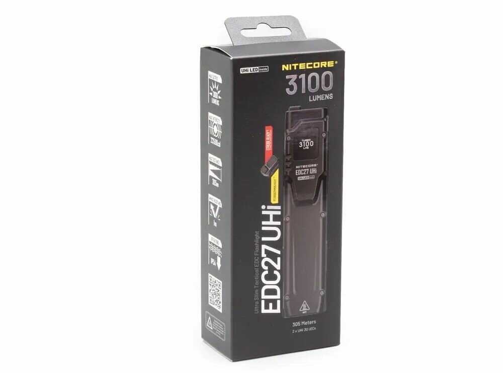 Фонарь Nitecore EDC27UHI (3100 люмен) фотография 9