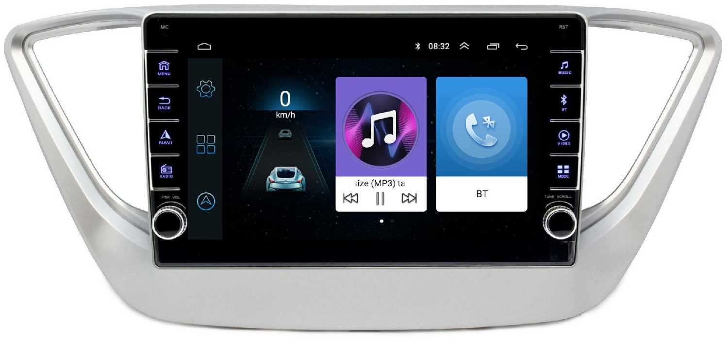 Штатная магнитола Wide Media Hyundai Solaris 2017 - 2020 [Android 10, WiFi, 2/32GB, 4 ядра]