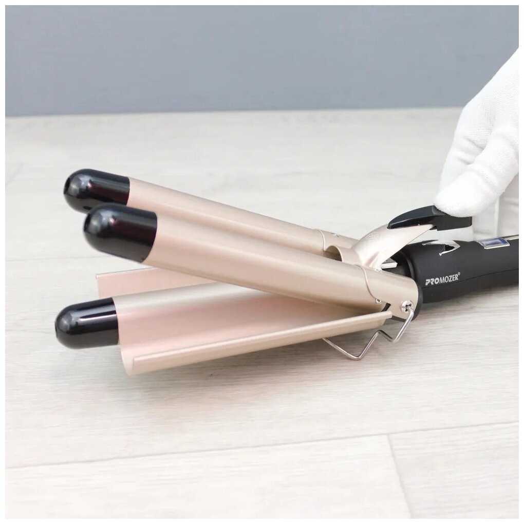 Тройные щипцы-волна для укладки волос ProMozer D20 мм (MZ-6619-3-20) фотография 2