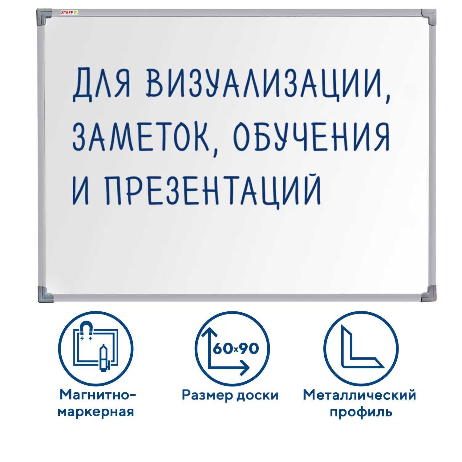 Доска магнитно-маркерная STAFF ECO (238137) фотография 26