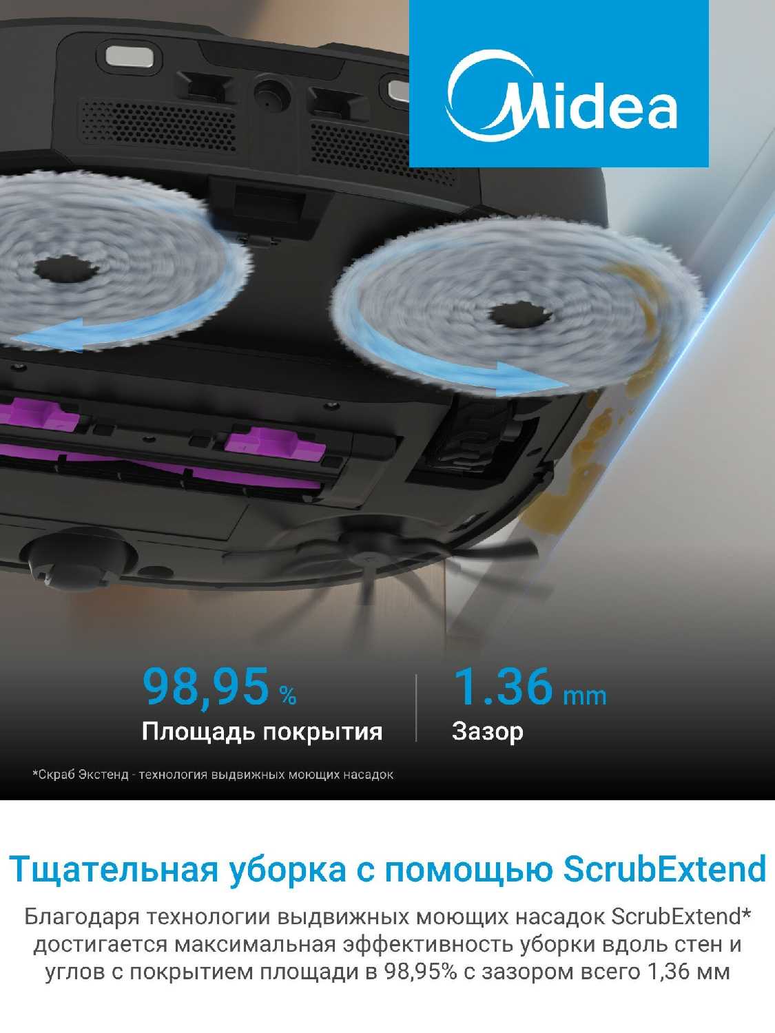 Робот-пылесос Midea VCR V15 Pro Ultra фотография 4