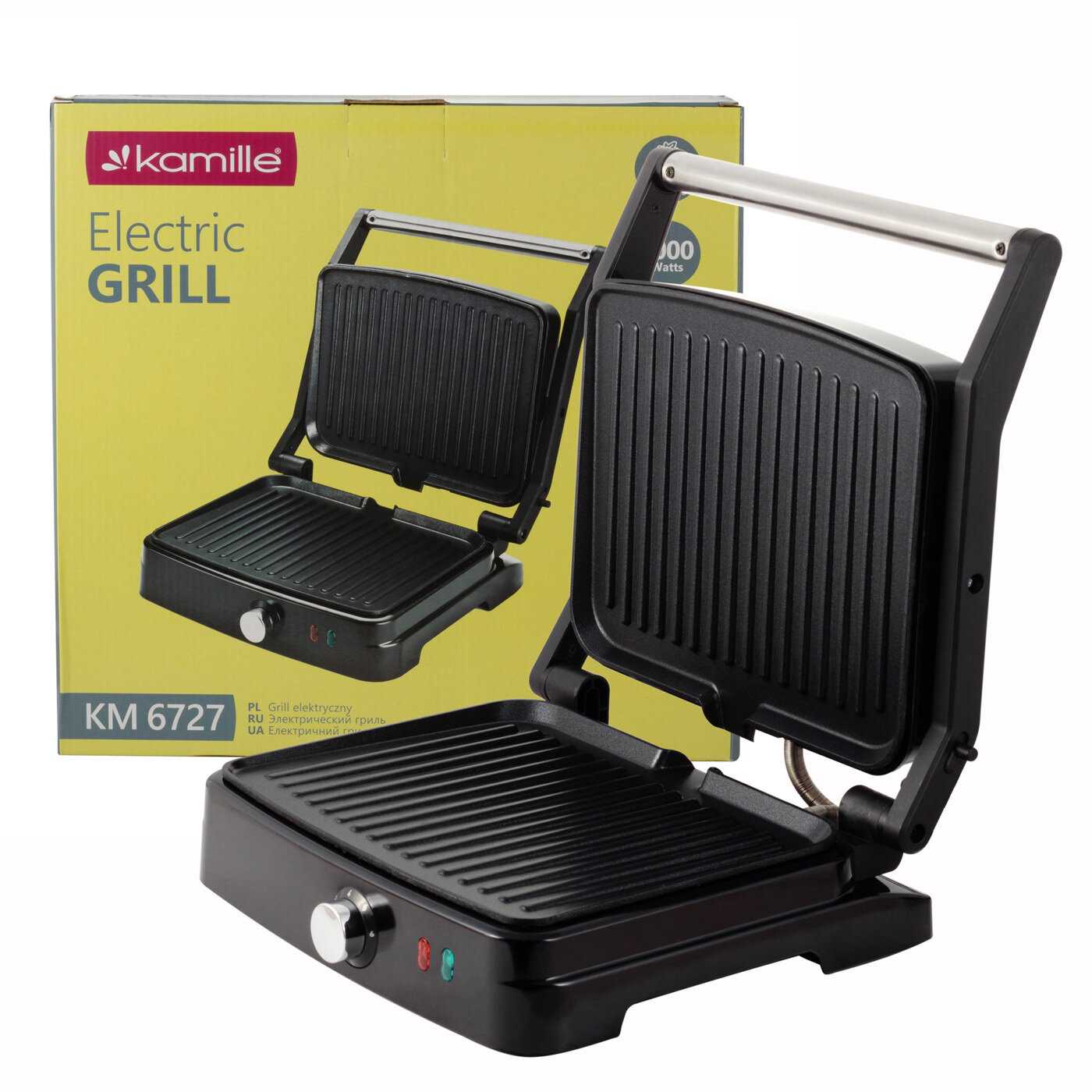 Гриль электрический контактный Kamille KM 6727 (6727) фотография 18