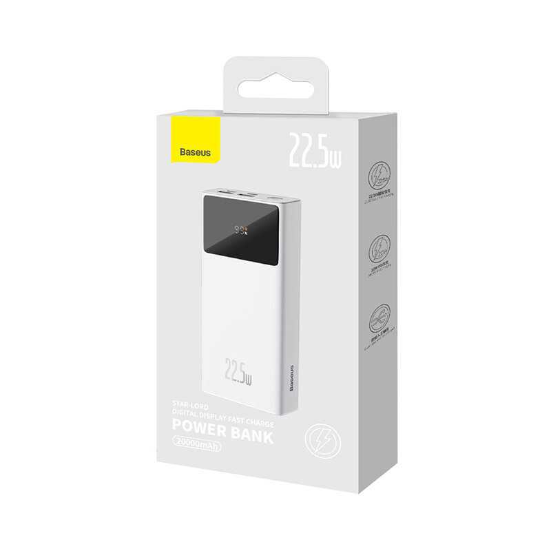 Внешний аккумулятор Baseus Star-Lord Digital Display Fast Charge Power Bank 10000mAh 22.5W (PPXJ100002) фотография 5