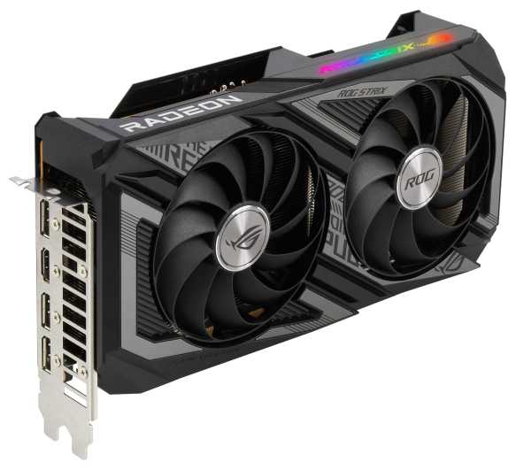 Видеокарта ASUS ROG Strix Radeon RX 6600 XT OC 8GB, ROG-STRIX-RX6600XT-O8G-GAMING фотография 1