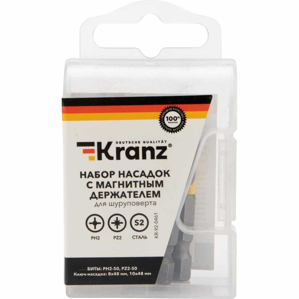 Набор насадок Kranz Набор насадок на шуруповерт Ph2, PZ2 (5 шт.) фотография 12