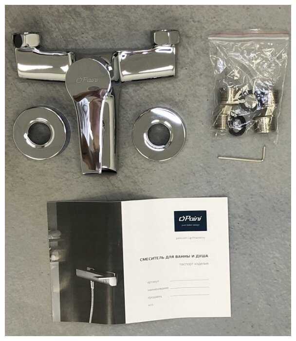 Смеситель для душа Paini Messina MECR111KM, рычажный фотография 3