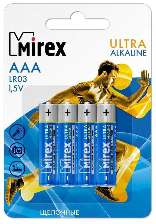 Батарея щелочная Mirex LR03 (AAA)