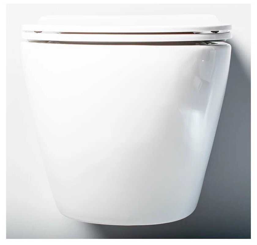 Унитаз WellWant Aura WWU01122W подвесной с сиденьем Микролифт фотография 6