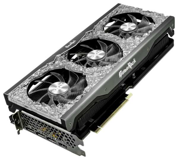 Видеокарта Palit GeForce RTX 3080 GameRock V1 LHR (NED3080U19IA-1020G V1) фотография 2