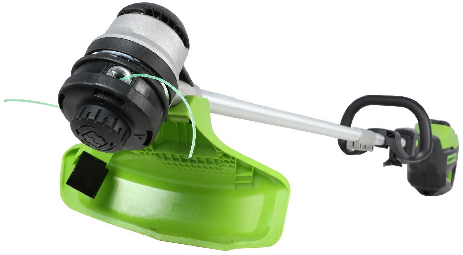 Триммер Greenworks GD60LTK4, 60V, бесщеточный, с АКБ 4Ач и ЗУ фотография 5