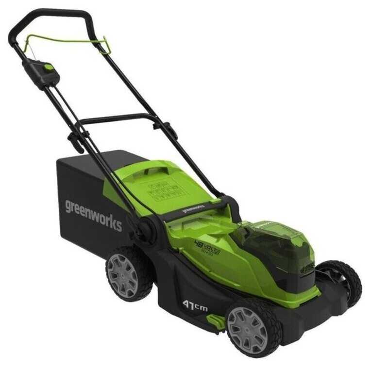 Аккумуляторная газонокосилка Greenworks G24X2LM41 (2512607) фотография 1