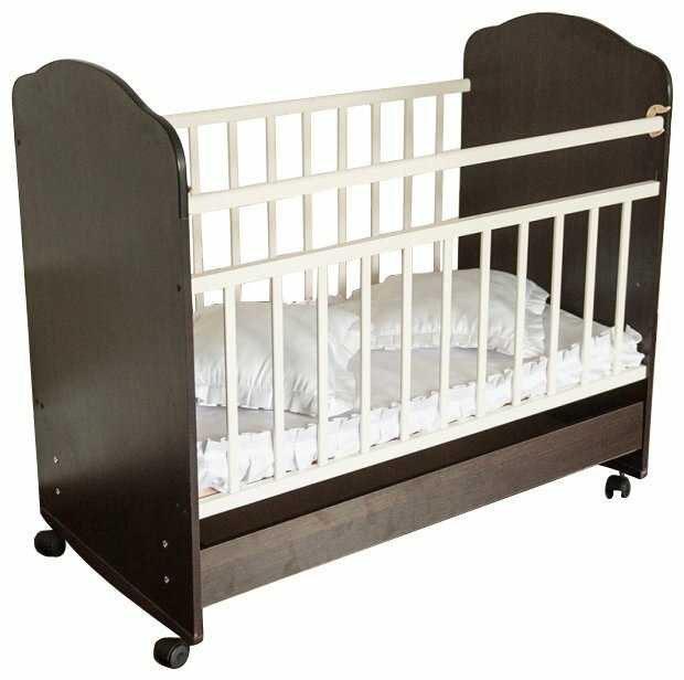 Кроватка Агат Золушка-9, качалка, полозья для качания фотография 9