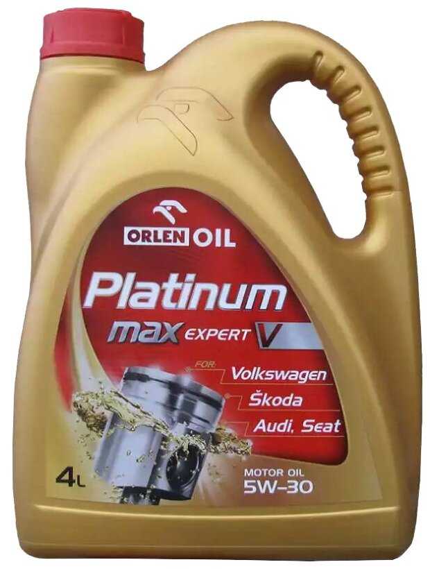 Синтетическое моторное масло Orlen Oil PLATINUM MaxExpert V 5W–30