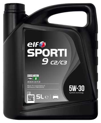 Полусинтетическое моторное масло ELF Sporti 9 C2/C3 5W-30