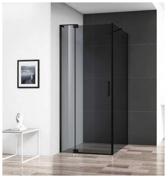 Душевой уголок Cezares Slider 90х110 AH-1-90-100/110-GRIGIO-NERO