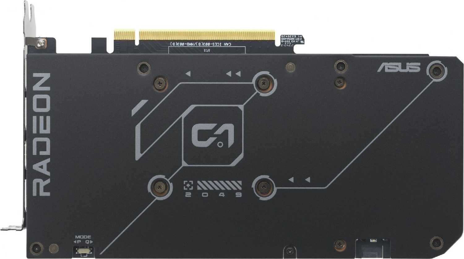 Видеокарта ASUS Radeon RX 7600 XT DUAL [16GB GDDR6] [DUAL-RX7600XT-O16G] фотография 3