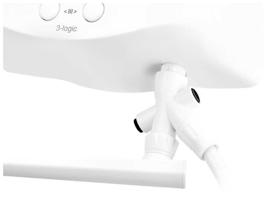 Проточный электрический водонагреватель Zanussi 3-logic 5,5 S, душ фотография 4