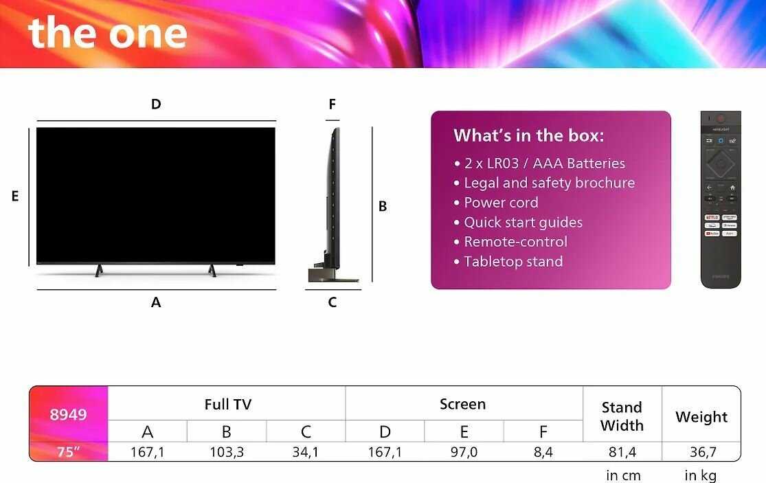 Телевизор Philips 75PUS8949 фотография 7