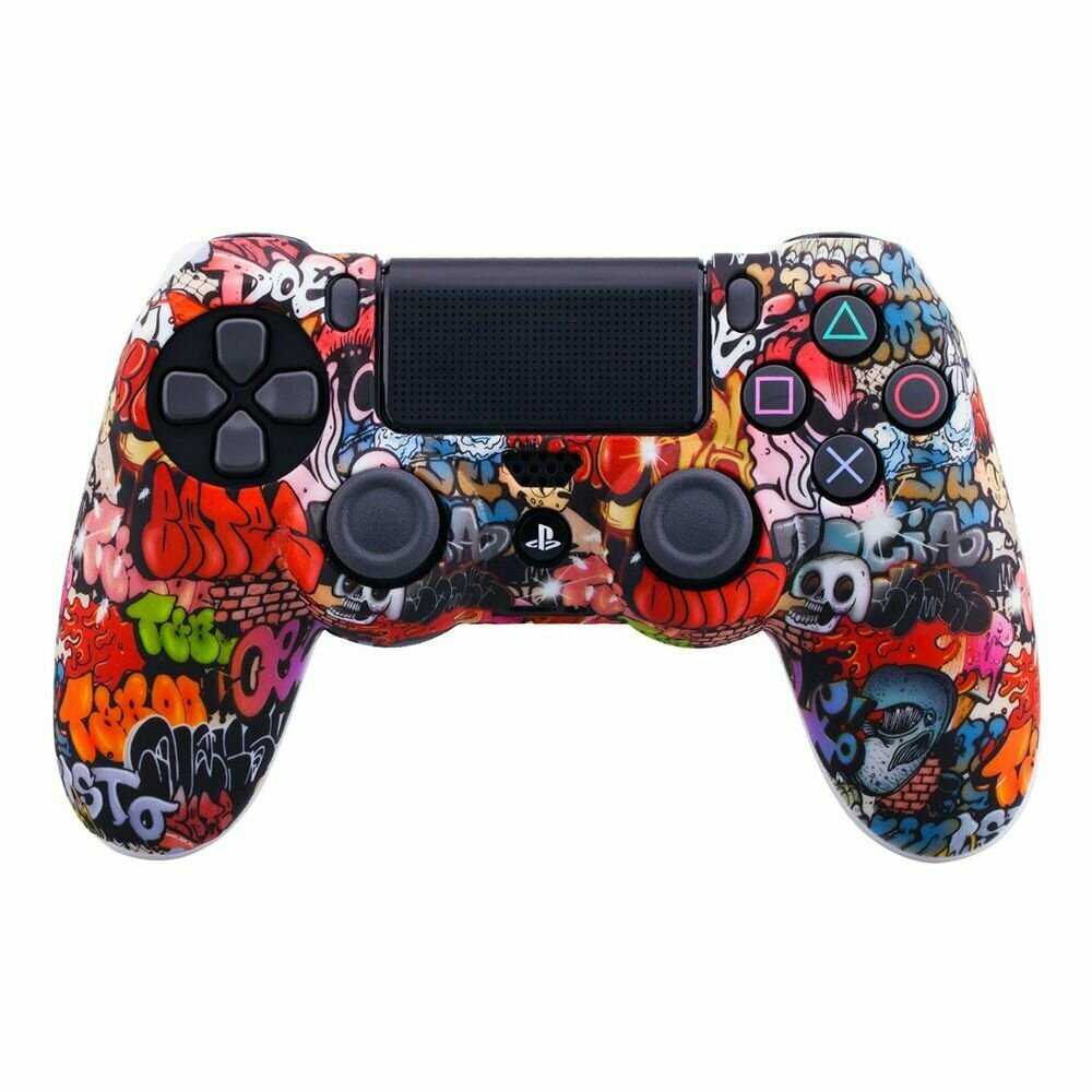 Силиконовый чехол Sony Playstation 4 Чехол для геймпада PS4 фотография 27