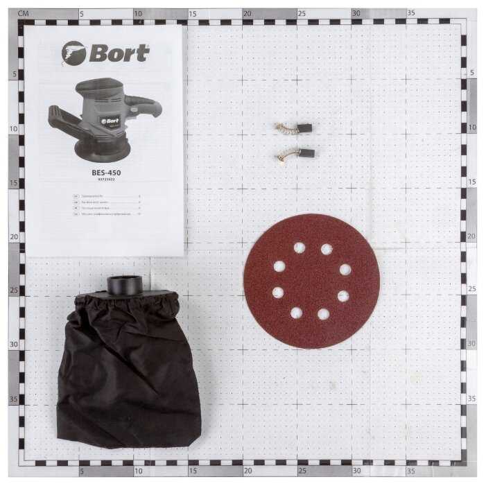 Эксцентриковая шлифмашина Bort BES-450 фотография 7