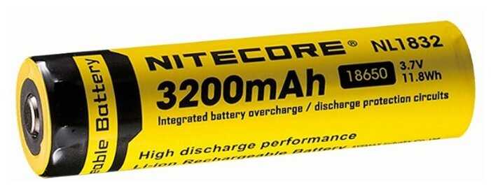Аккумулятор Nitecore NL1832 18650 фотография 1