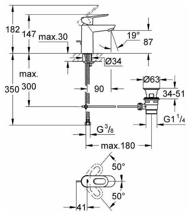 Смеситель Grohe 23335 фотография 8