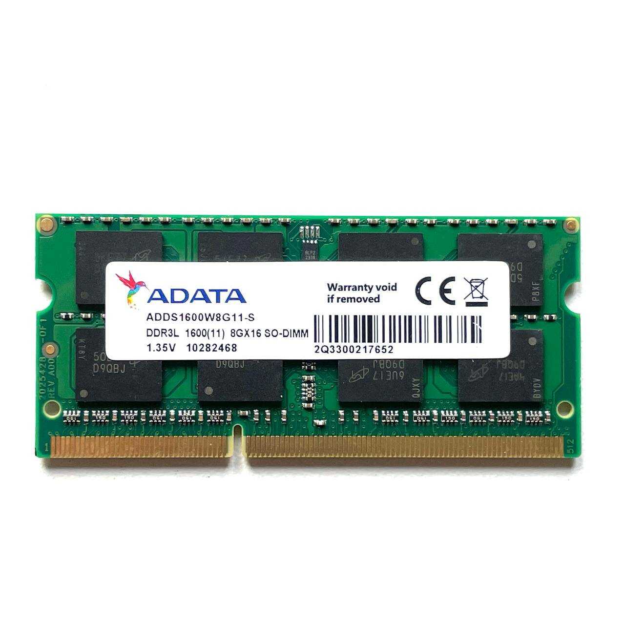 Оперативная память ADATA DDR3L 8GB (1600 pc3-12800s) фотография 1