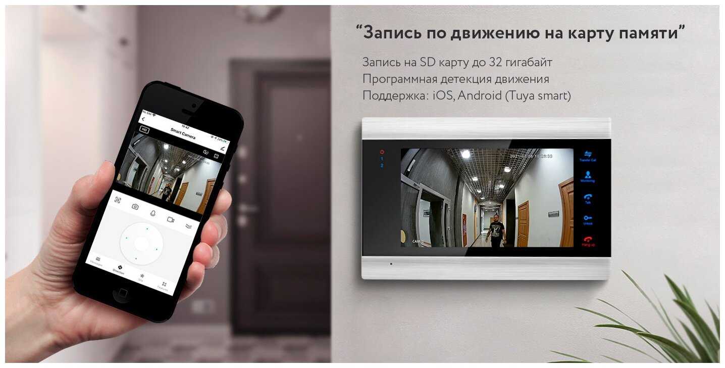 Комплектная дверная станция (домофон) PS-Link DB09 цвет панели: черный фотография 9