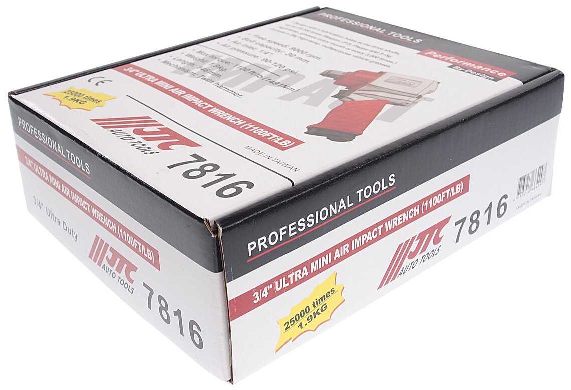 Пневмогайковерт ударный JTC AUTO TOOLS 7816 фотография 5