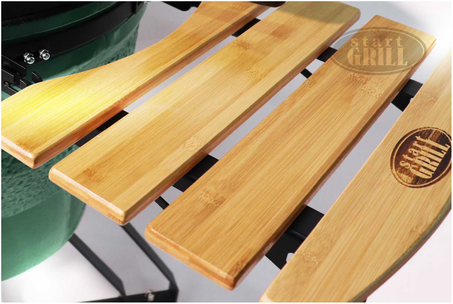 Керамический гриль-барбекю 22 дюйма (черный) (56 см) фотография 5